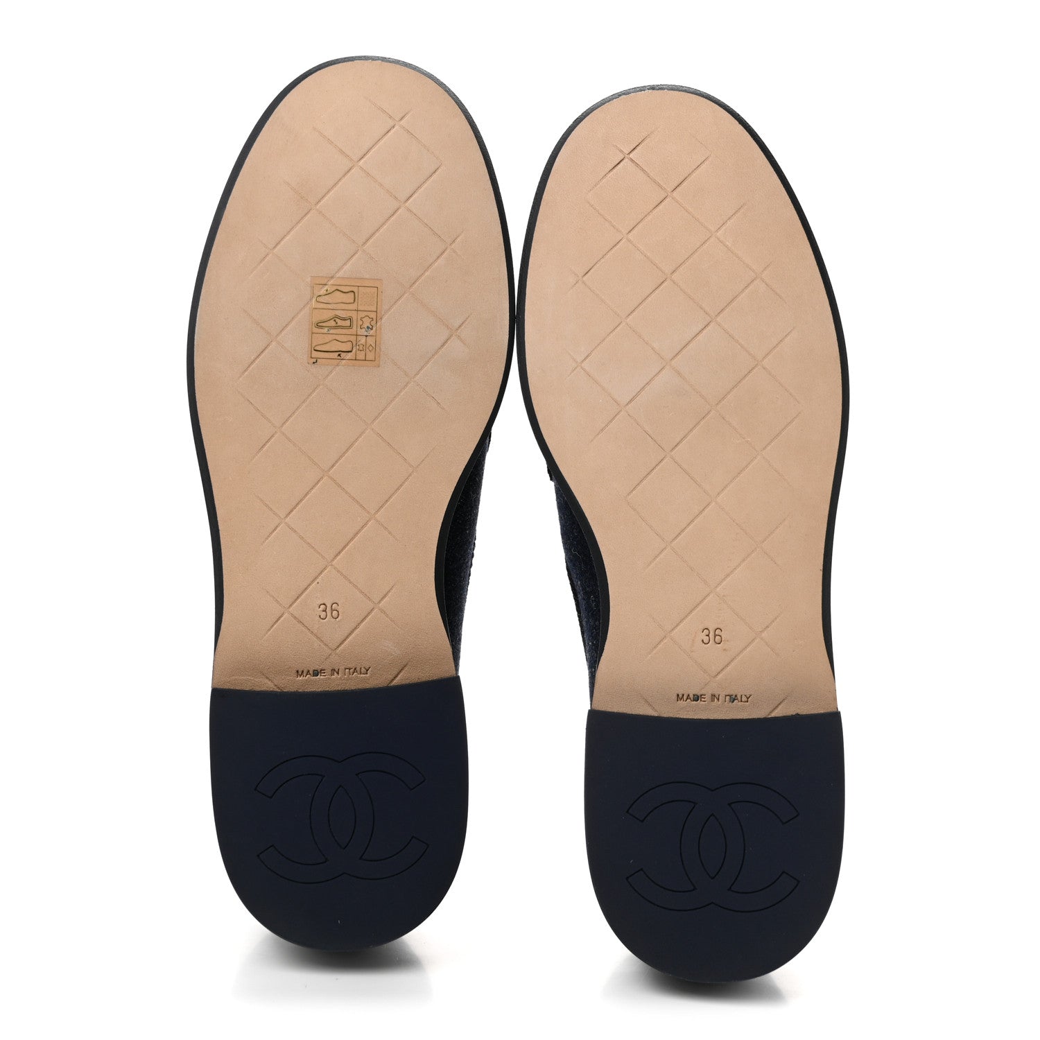 Chanel Denim CC Turnlock Loafers 36 Dark Blue 6 of 10