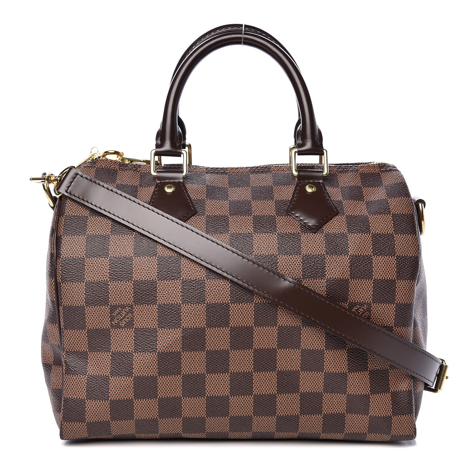 Louis Vuitton Damier Ebene Speedy Bandouliere 25 1 of 10