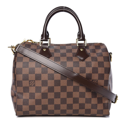 Louis Vuitton Damier Ebene Speedy Bandouliere 25 1 of 10