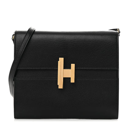 Hermes Chevre Mysore Cinhetic To Go Wallet Black 1 of 14