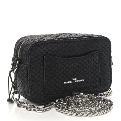 Marc Jacobs Goatskin Python Print The Softshot 17 Bag Black 2 of 8