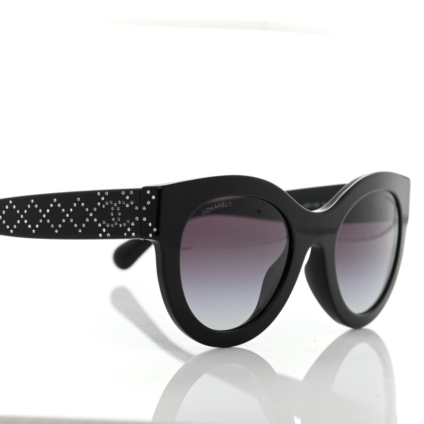 Crystal CC Sunglasses 5420-B Black
