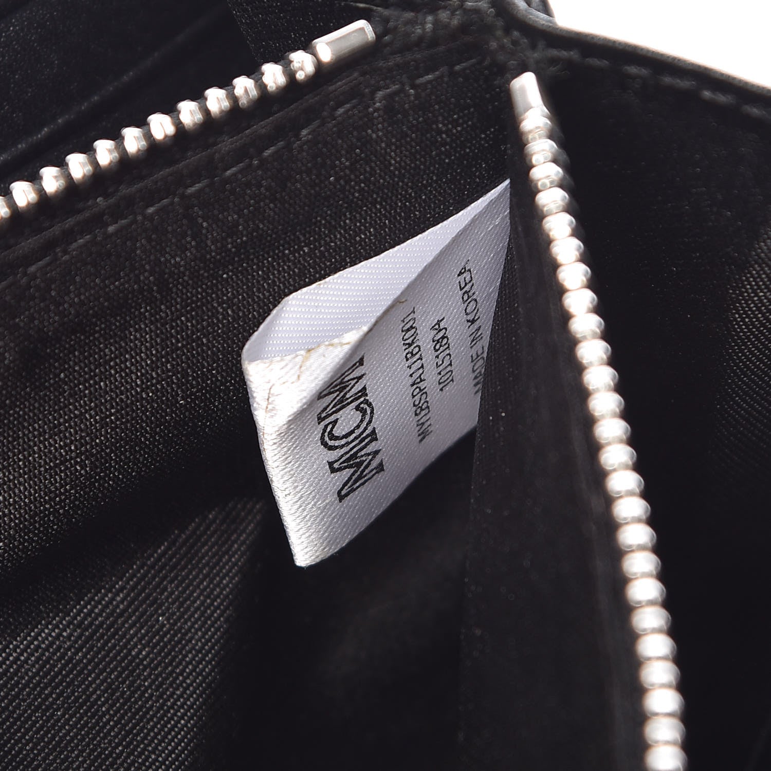 MCM Visetos Large Patricia Wallet On Chain Black 7 of 10