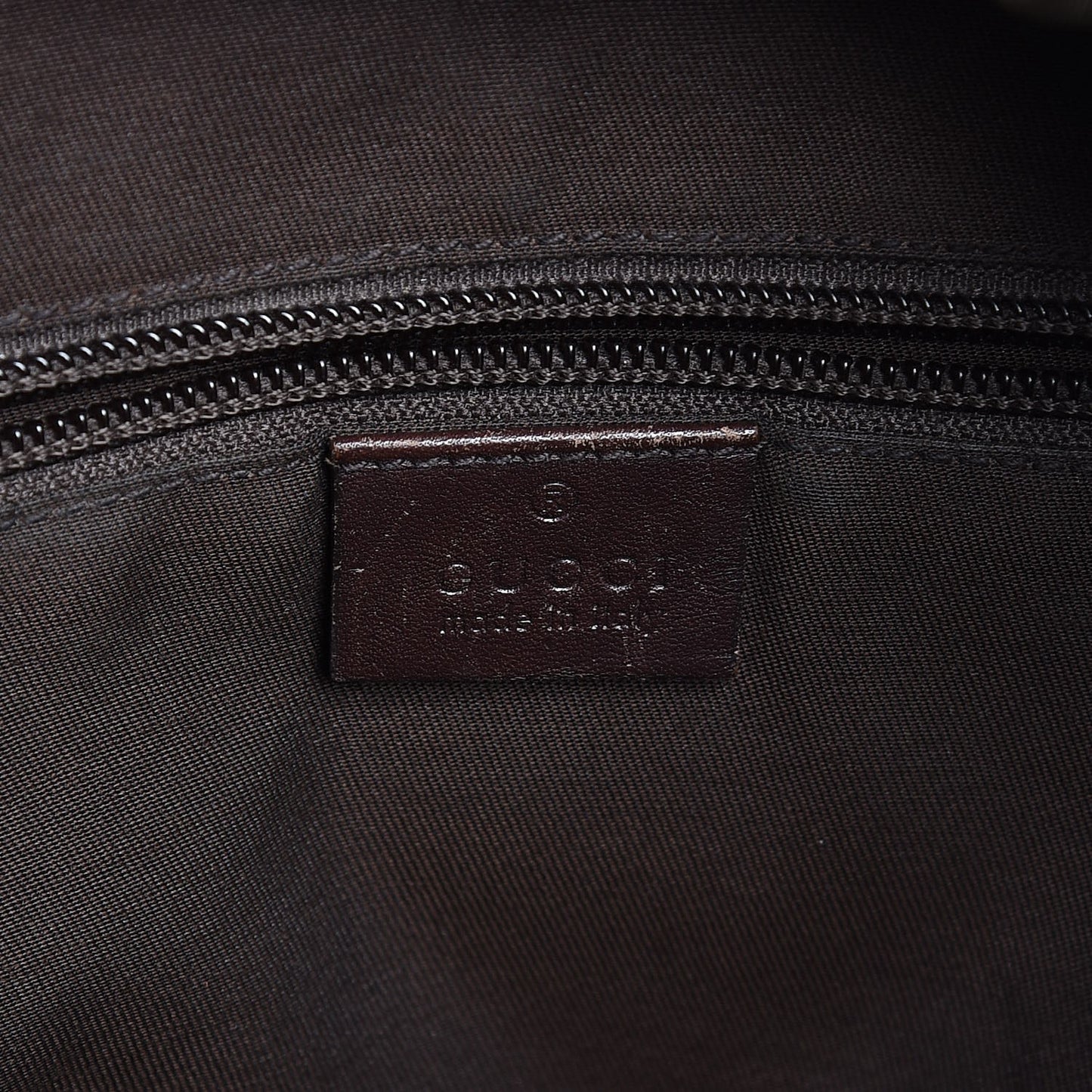 GG Supreme Monogram Medium Single Buckle Rucksack Backpack Beige Ebony Brown