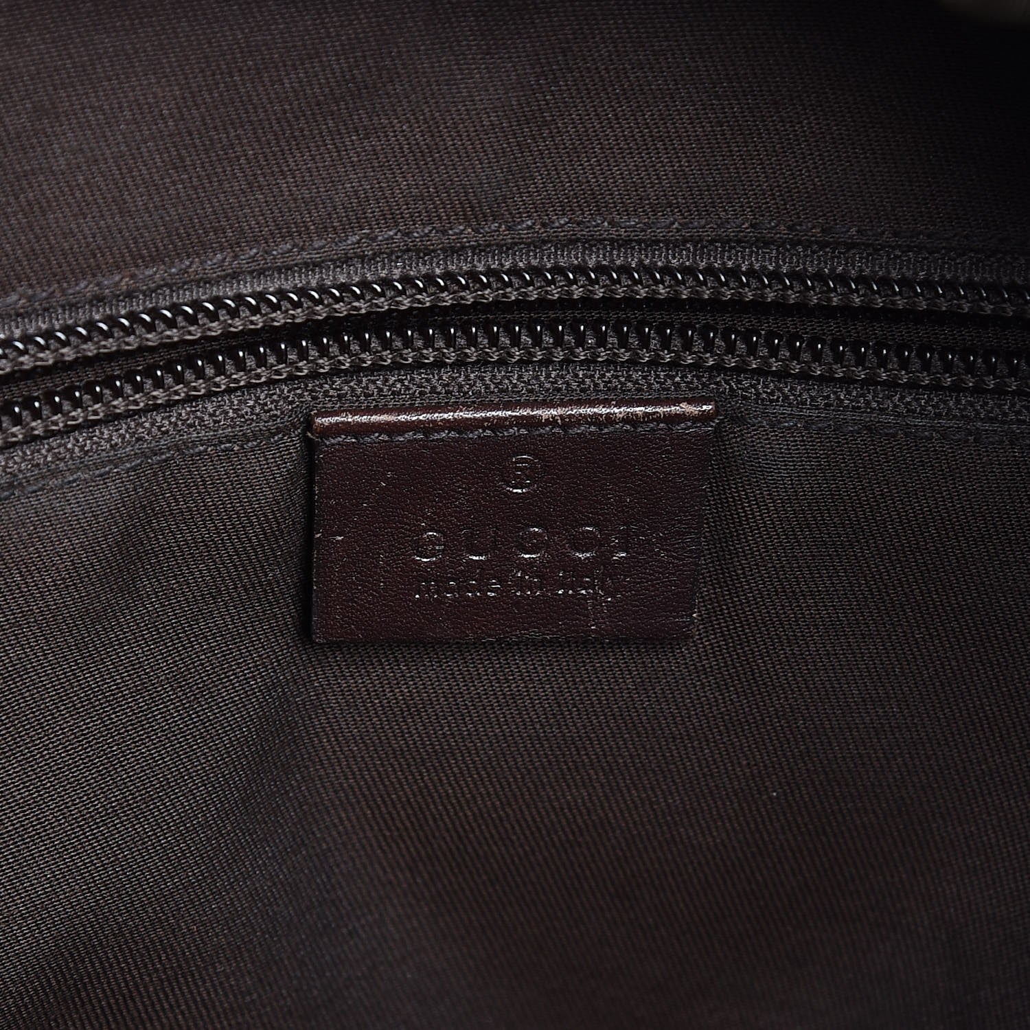 Gucci GG Supreme Monogram Medium Single Buckle Rucksack Backpack Beige Ebony Brown 6 of 13