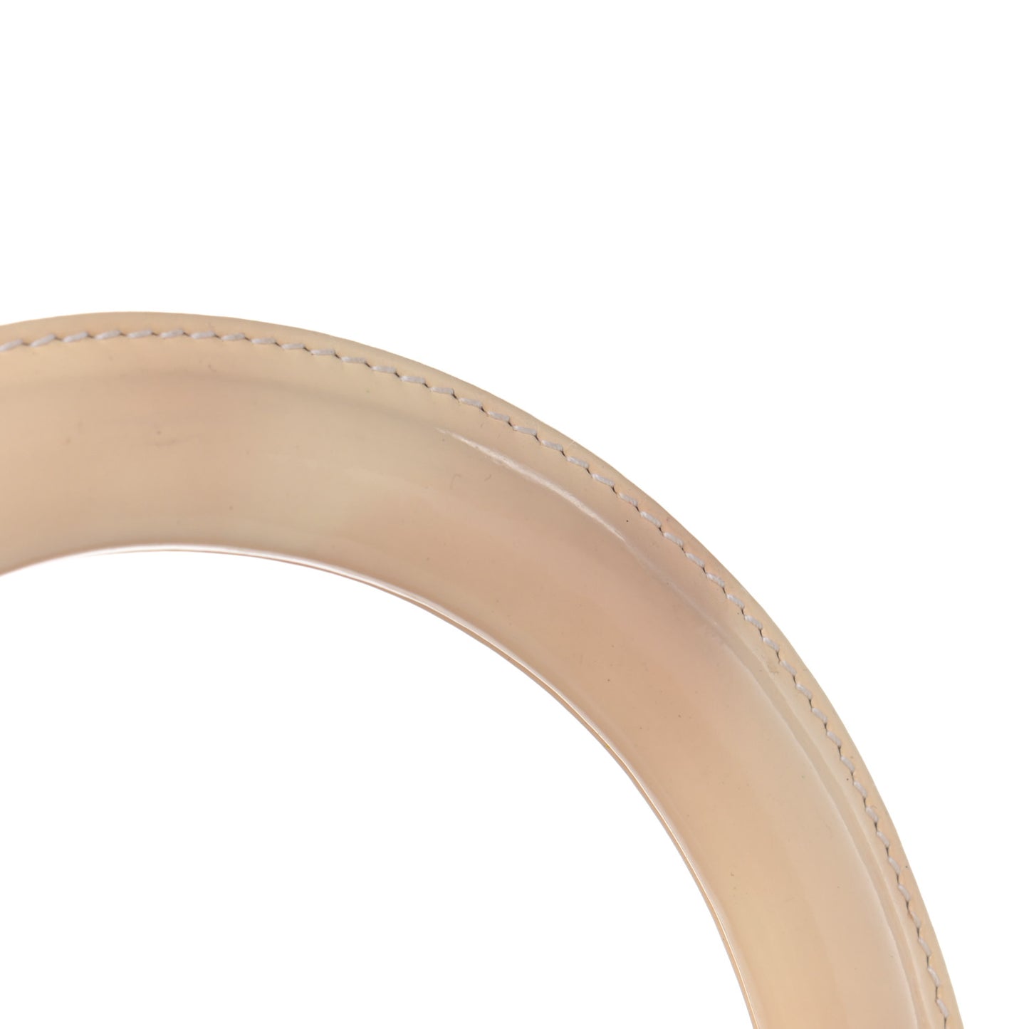 Patent Cannage Medium Lady Dior Beige