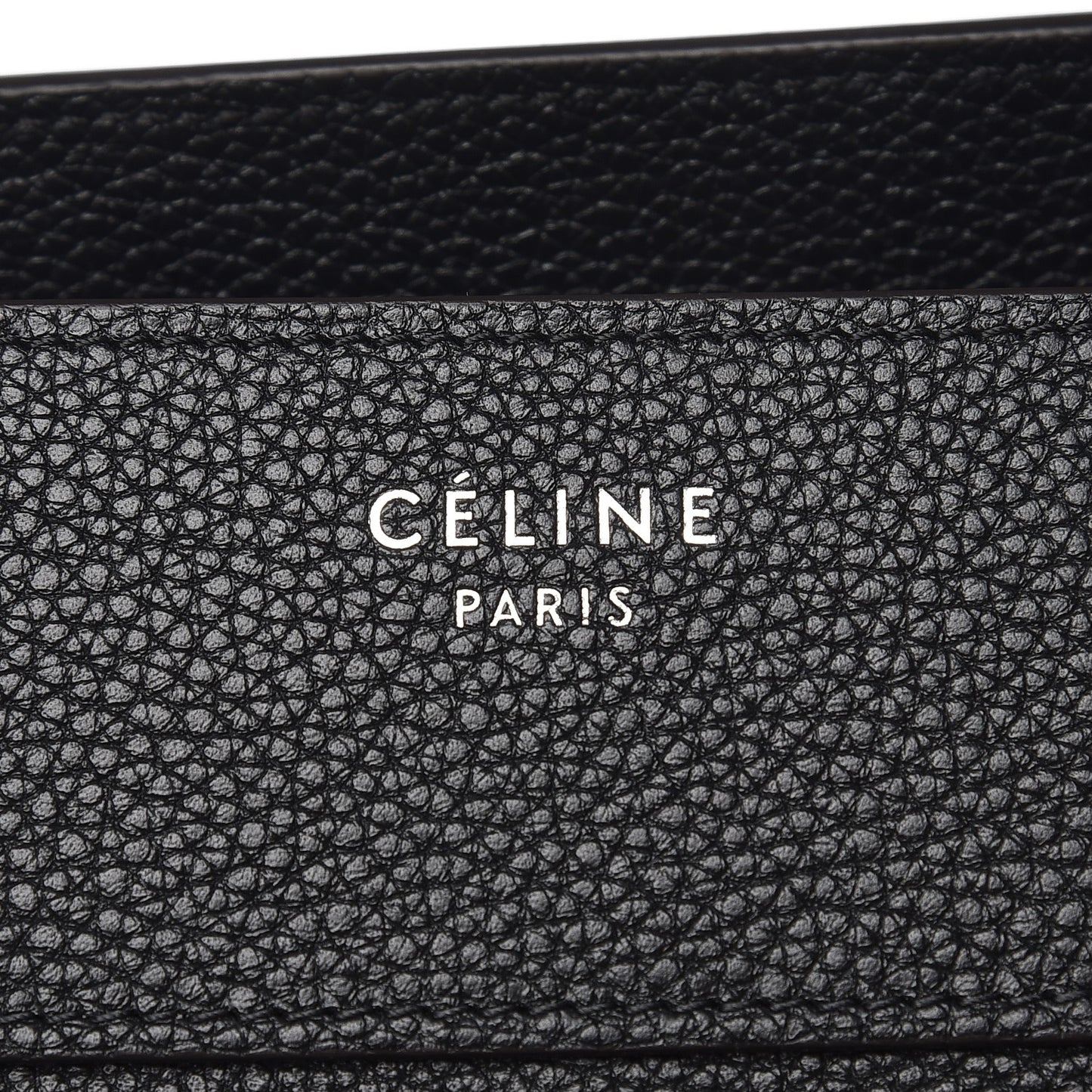 Drummed Calfskin Mini Luggage Black