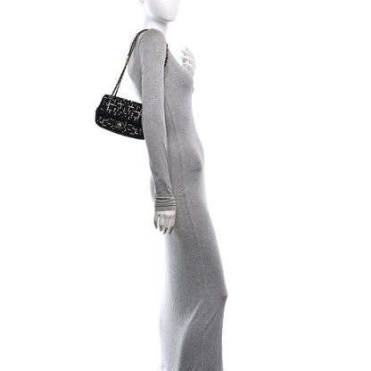 Chanel Tweed Pearl Small Cosmos Flap Black 2 of 10