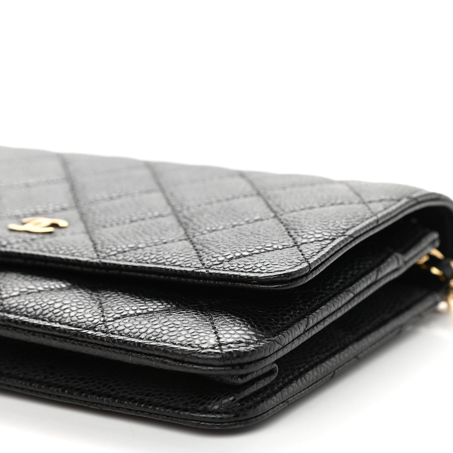 Chanel Caviar Quilted Wallet On Chain WOC Black 10 of 10