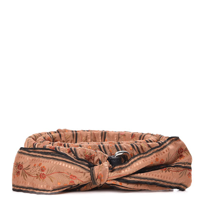 Fendi Calfskin Ribbon Lace Up Floral Strap You Multicolor 1 of 4