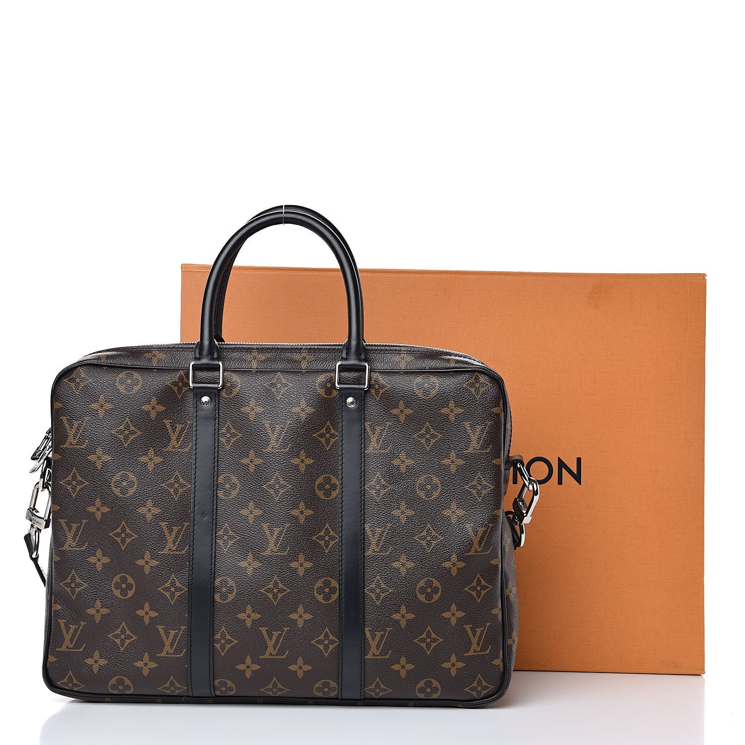 Louis Vuitton Monogram Macassar Porte-Documents Voyage PM 13 of 13