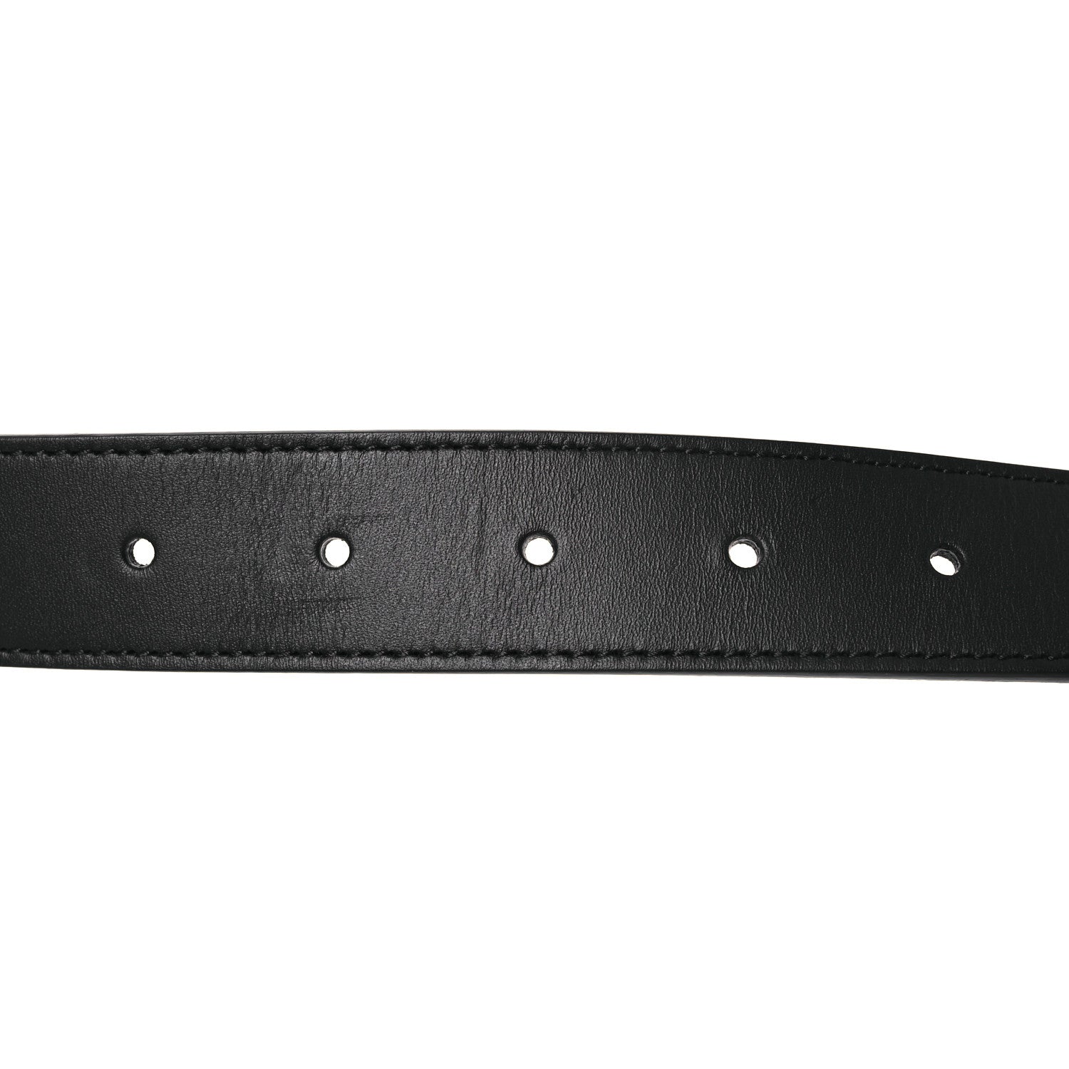 Gucci Plutone Calfskin Double G 30mm Belt 80 32 Black 3 of 7