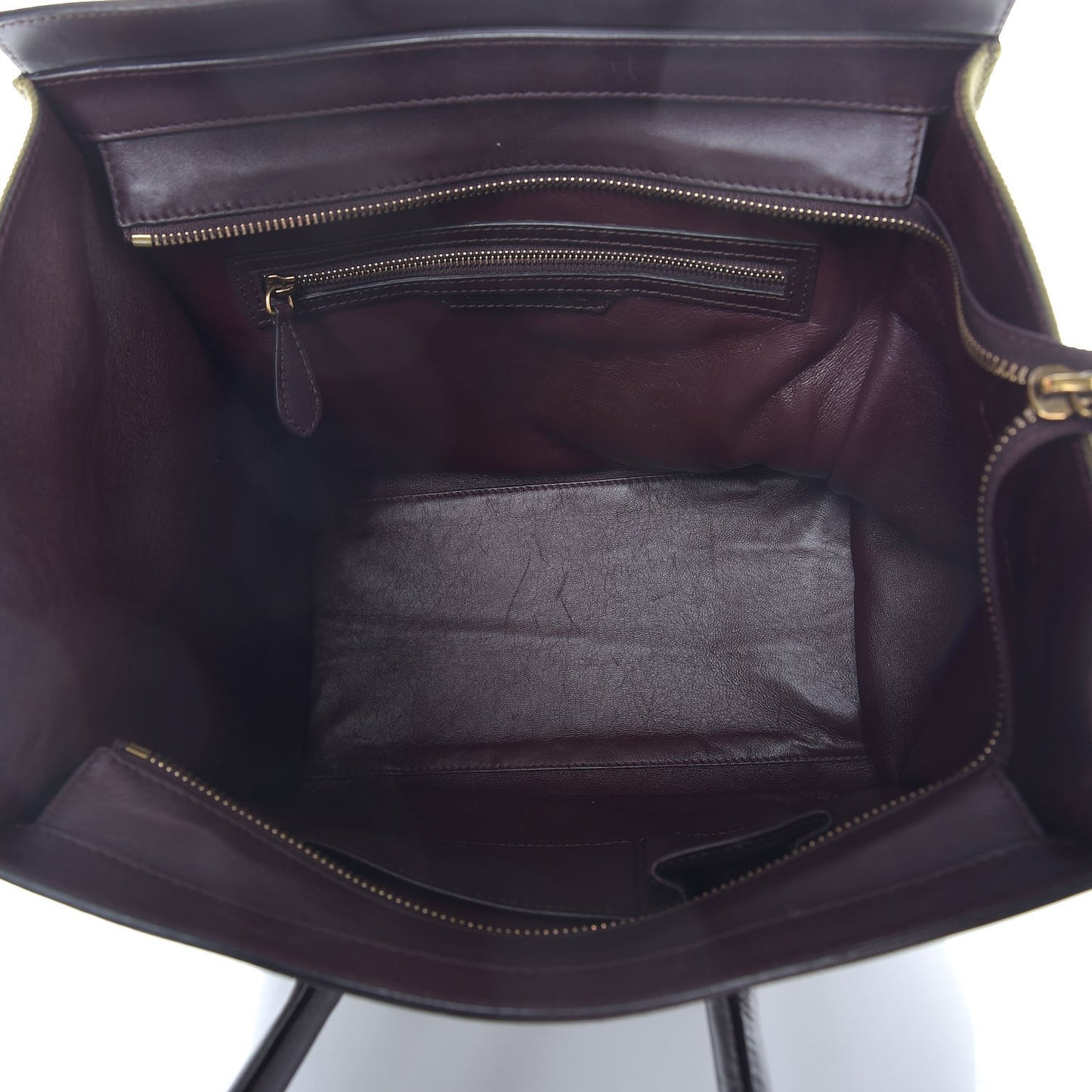 Canvas Smooth Calfskin Mini Luggage Olive
