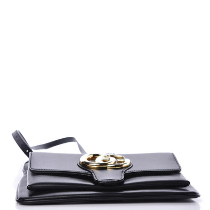 Gucci Vitello Palmellato Lux Small Arli Flap Shoulder Bag Black 3 of 11