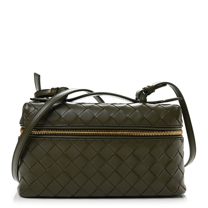 Bottega Veneta Calfskin Intrecciato Bang Bang Vanity Case Cypress 1 of 13