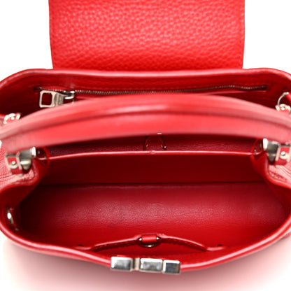 Louis Vuitton Taurillon Capucines BB Rubis 5 of 17