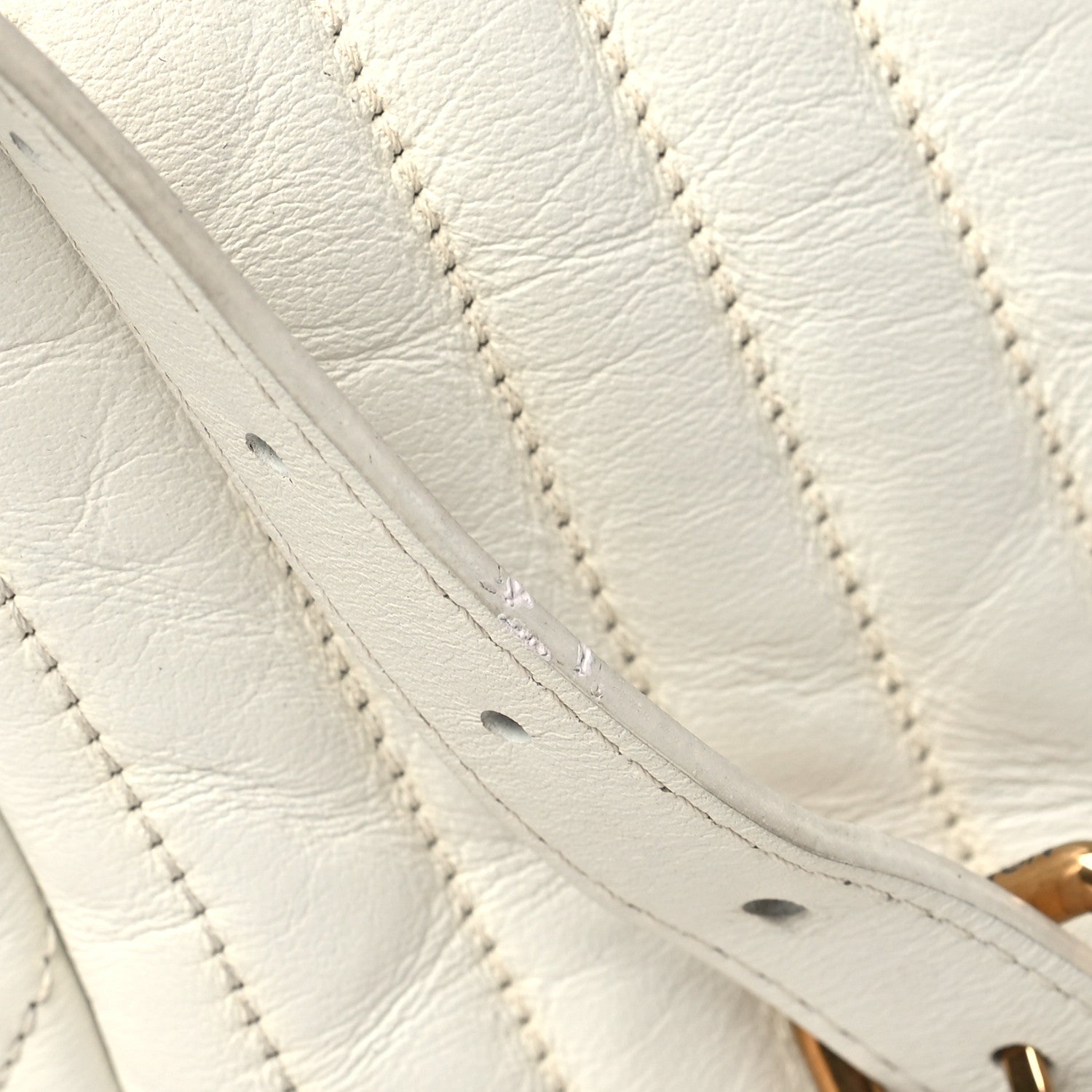 Louis Vuitton Calfskin Quilted New Wave Bumbag White 11 of 12