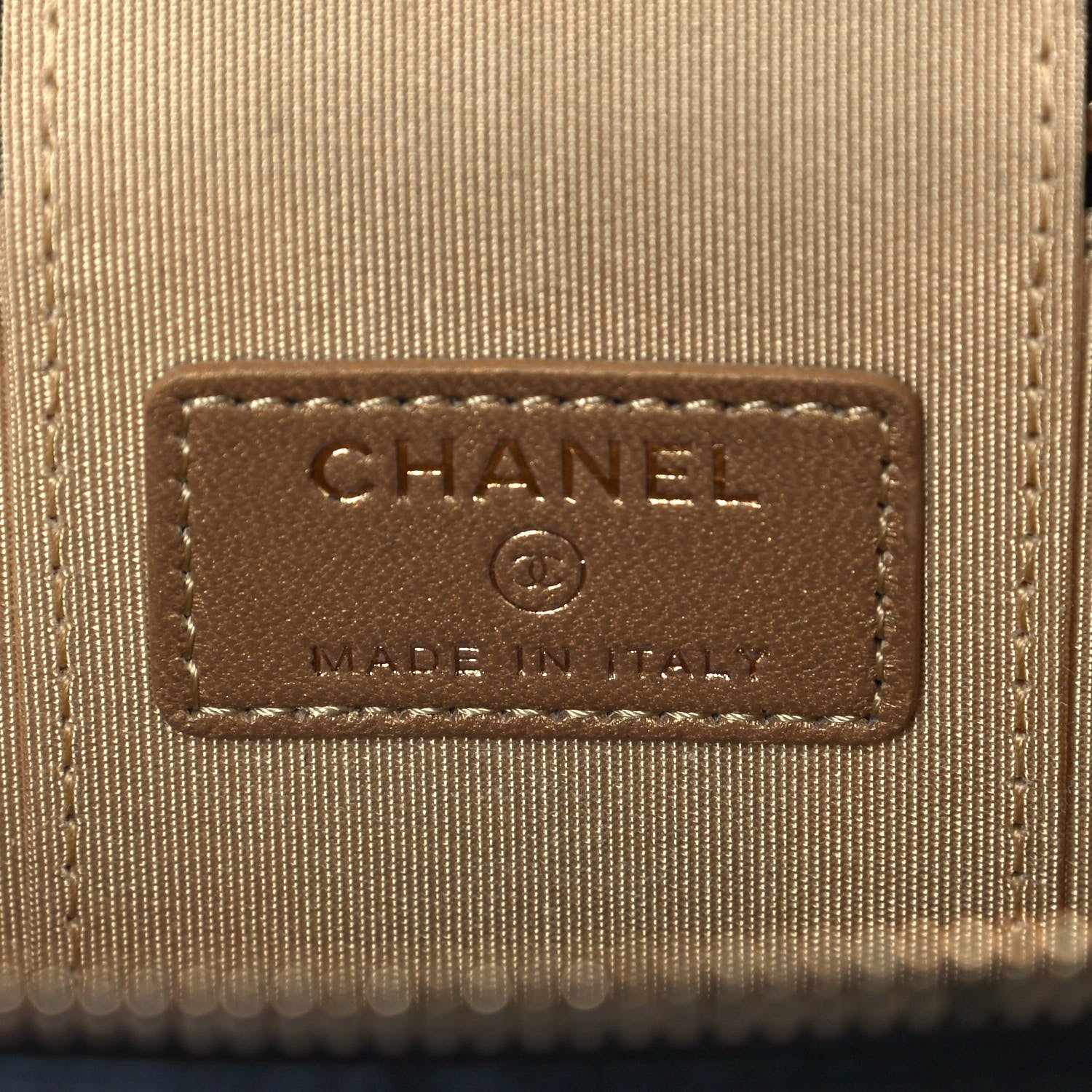 Chanel Lambskin Quilted Mini Pearl Crush Vanity Case With Chain Black 6 of 13