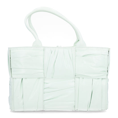 Bottega Veneta Foulard Intrecciato Pleated Medium Arco Tote Glacier 1 of 10