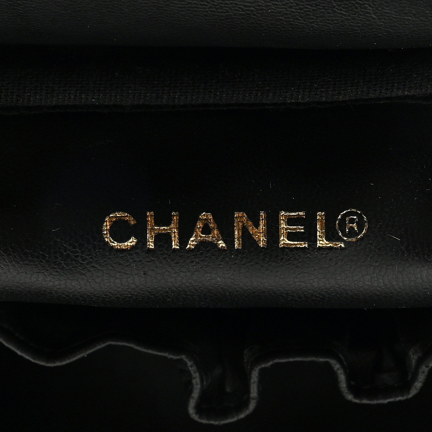 Chanel Caviar Vanity Cosmetic Case Black 6 of 6