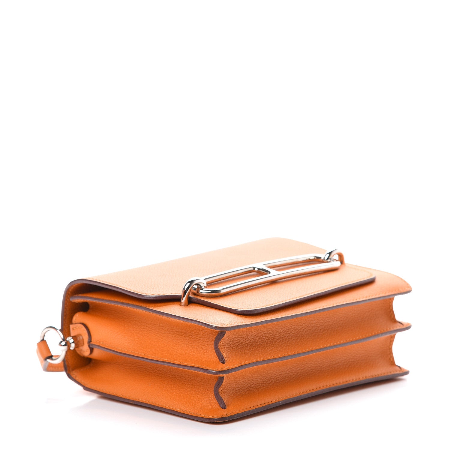 Hermes Evercolor Mini Sac Roulis Abricot 3 of 11