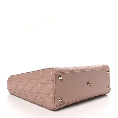 Christian Dior Lambskin Cannage Large Lady Dior Fard 4 of 11