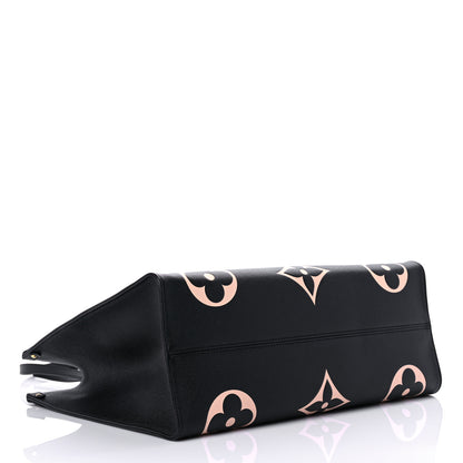Louis Vuitton Empreinte Monogram Giant Onthego GM Black Beige 4 of 10