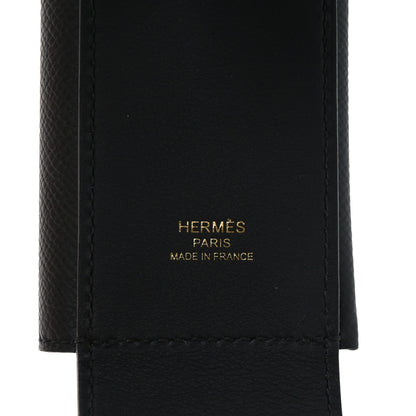 Hermes Swift Epsom Pocket Kelly Shoulder Strap Black 3 of 5
