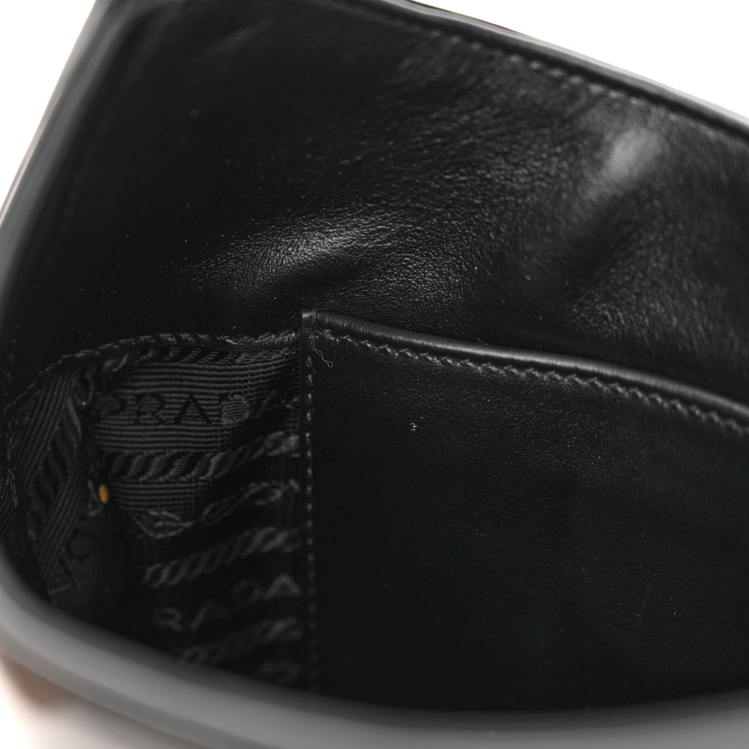 Prada Spazzolato Cleo Shoulder Bag Black 12 of 13