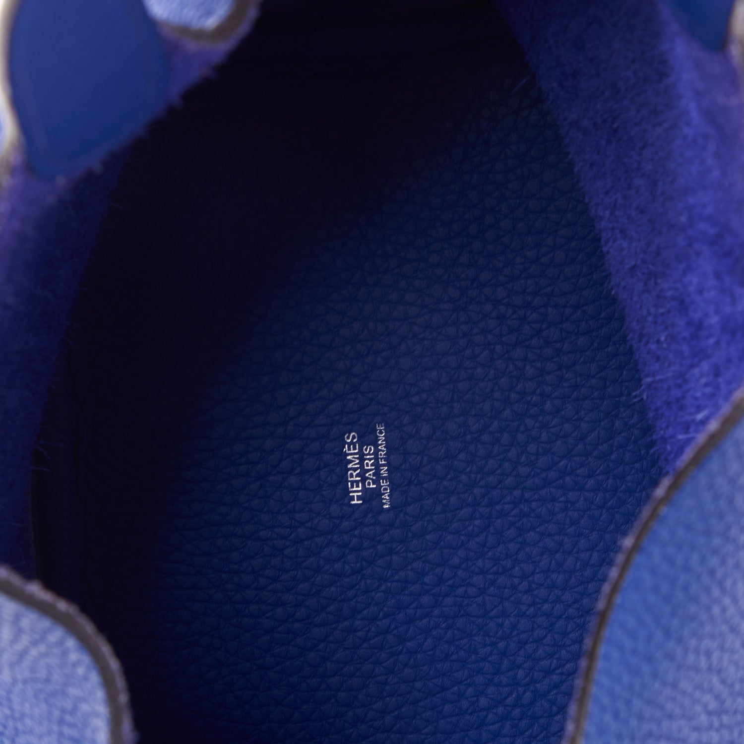 Hermes Taurillon Clemence Picotin Lock 26 GM Bleu Electrique 6 of 7