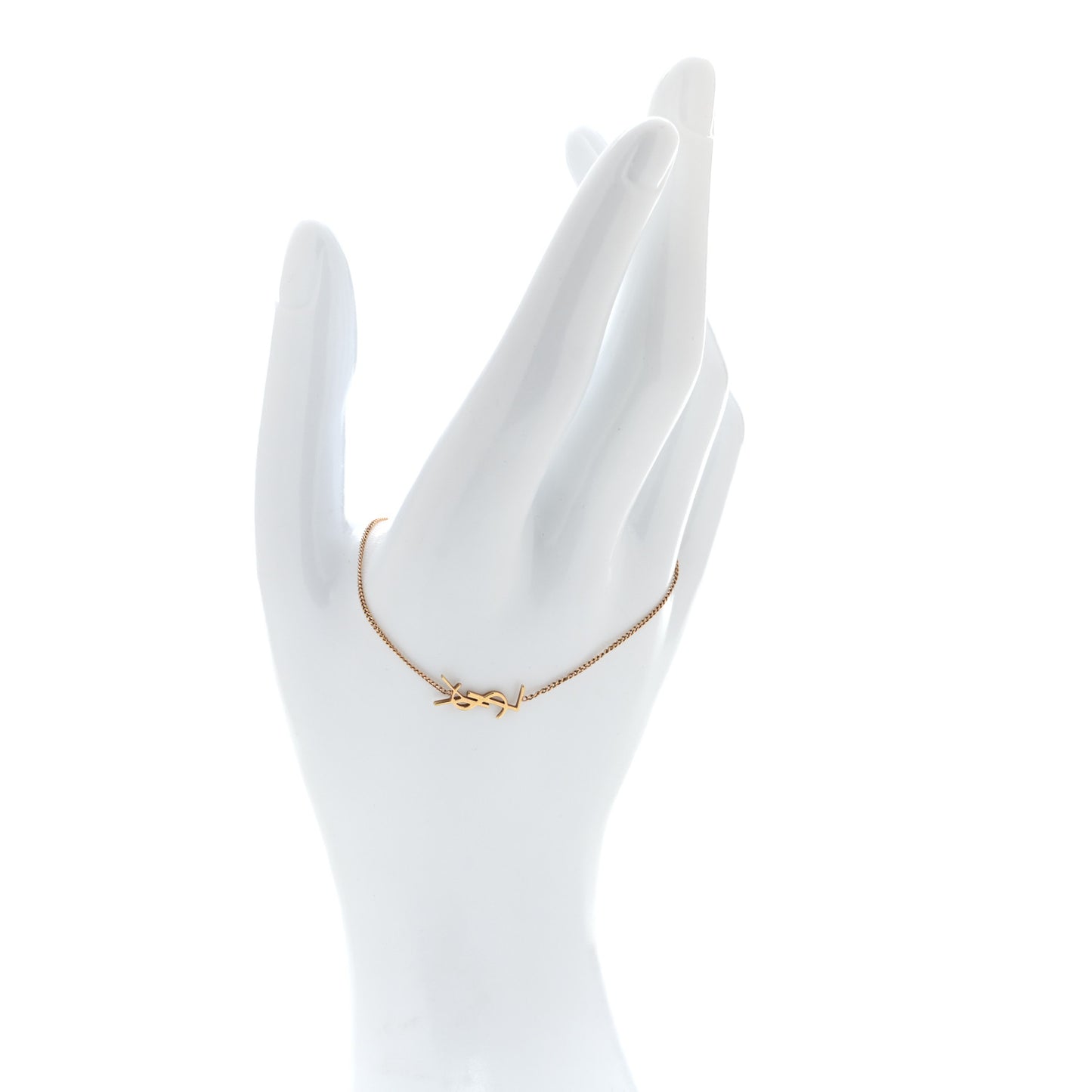 Metal Monogram Cassandre Charm Bracelet Gold