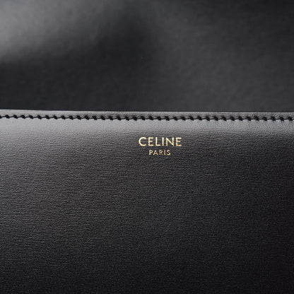 Celine Shiny Calfskin Medium Triomphe Black 6 of 10