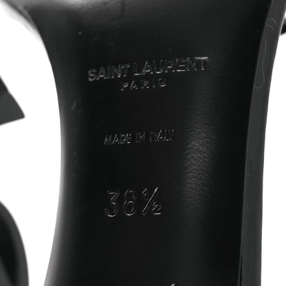 Saint Laurent Vernice Chiffon Opyum 85 Sandals 38.5 Black 8 of 13