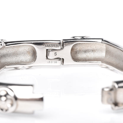 Louis Vuitton Brass Family Bangle S Silver 6 of 10