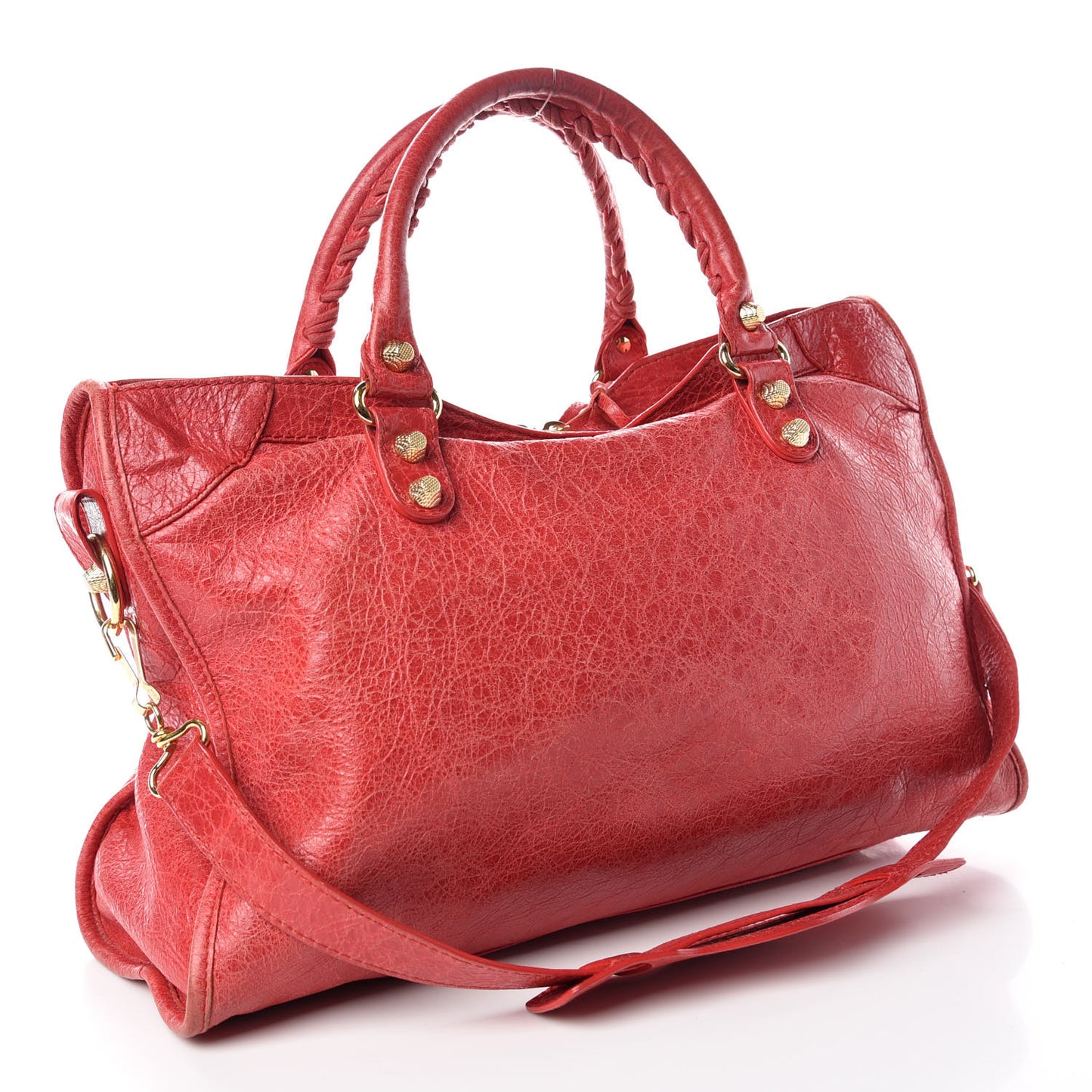 Agneau Giant 12 Gold Hardware City Rouge Cardinal