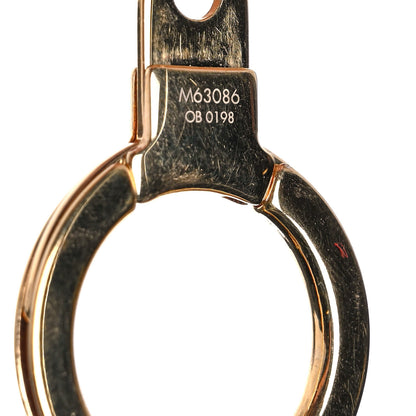 Louis Vuitton Brass Monogram Blooming Flowers Bag Charm Key Holder Rose Ballerine 4 of 6