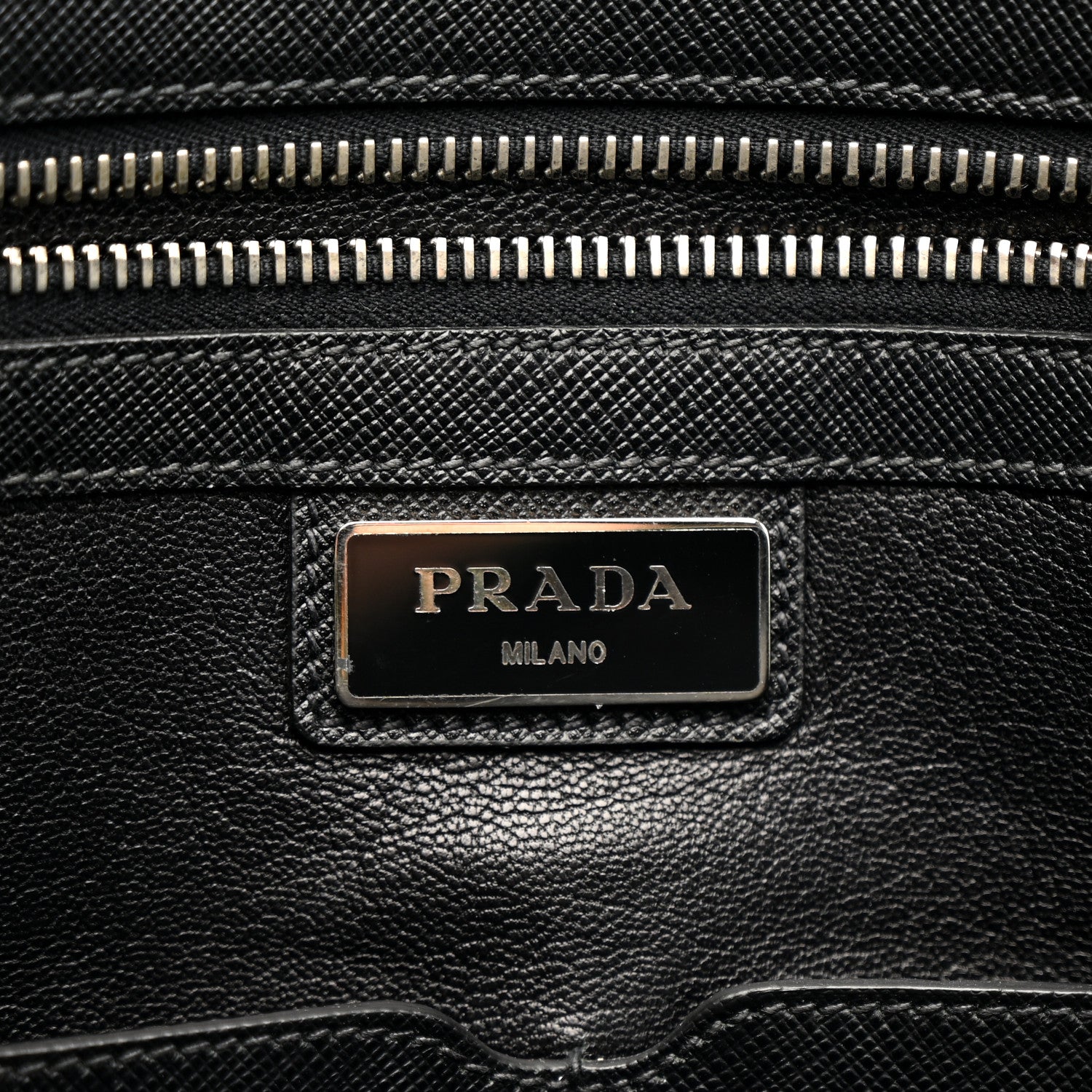Prada Saffiano Travel Briefcase Mango 6 of 16