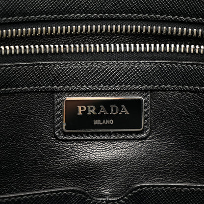 Prada Saffiano Travel Briefcase Mango 6 of 16