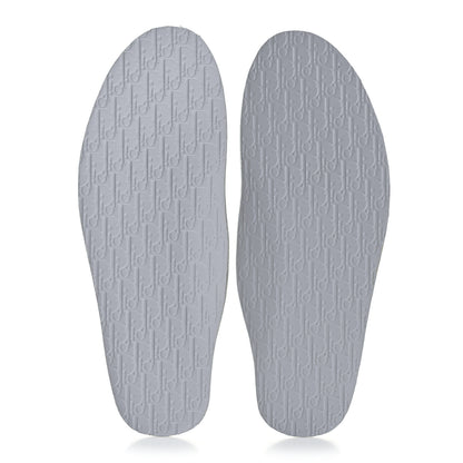 Christian Dior X NIKE AIR JORDAN Calfskin Mens Oblique High Sneakers 38.5 Beige White 10 of 12