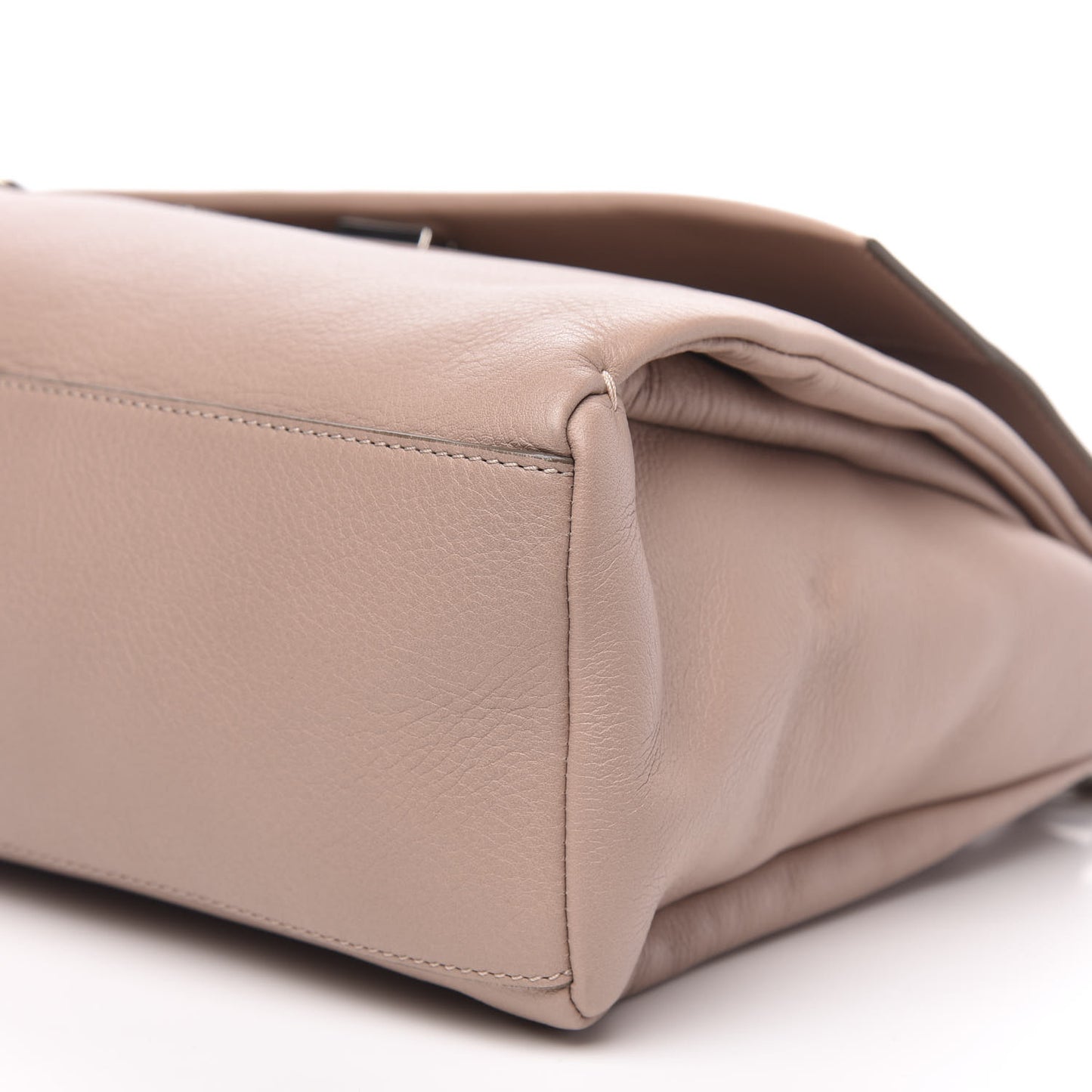 Calfskin Small Pandora Pure Flap Bag Pale Pink