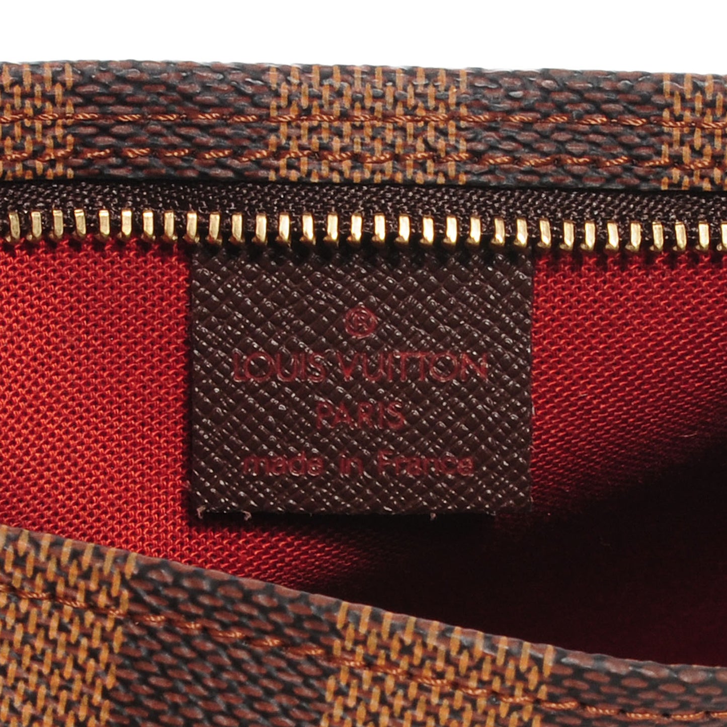 Damier Ebene Trousse Make Up Bag Pochette