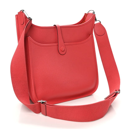 Hermes Taurillon Clemence Evelyne III PM Rose Jaipur 3 of 11