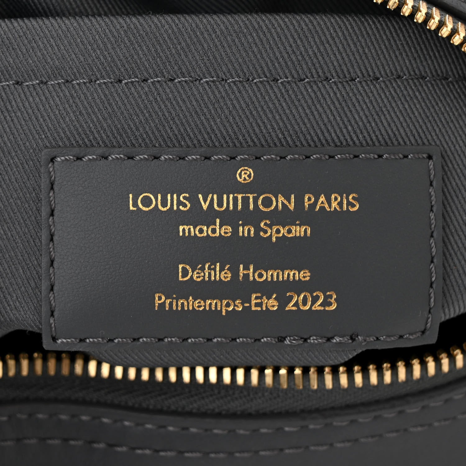 Louis Vuitton Calfskin Monogram Embossed Cruiser Messenger Dark Shadow Gray 6 of 9