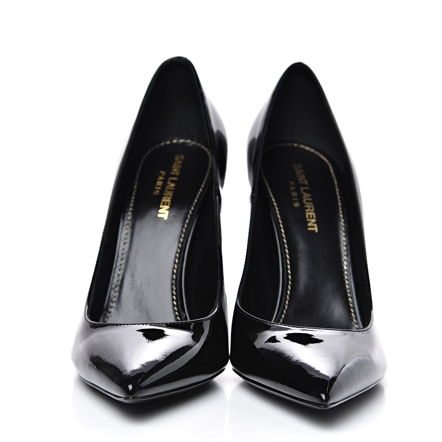 Saint Laurent Patent Opyum 110 Pumps 38.5 Black 2 of 9