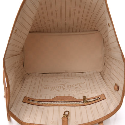 Louis Vuitton Damier Azur Neverfull MM 4 of 9
