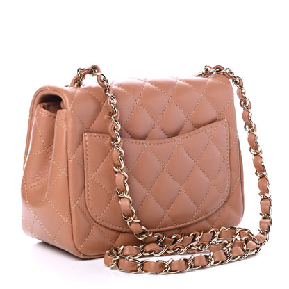 Chanel Lambskin Quilted Mini Square Flap Brown 2 of 4