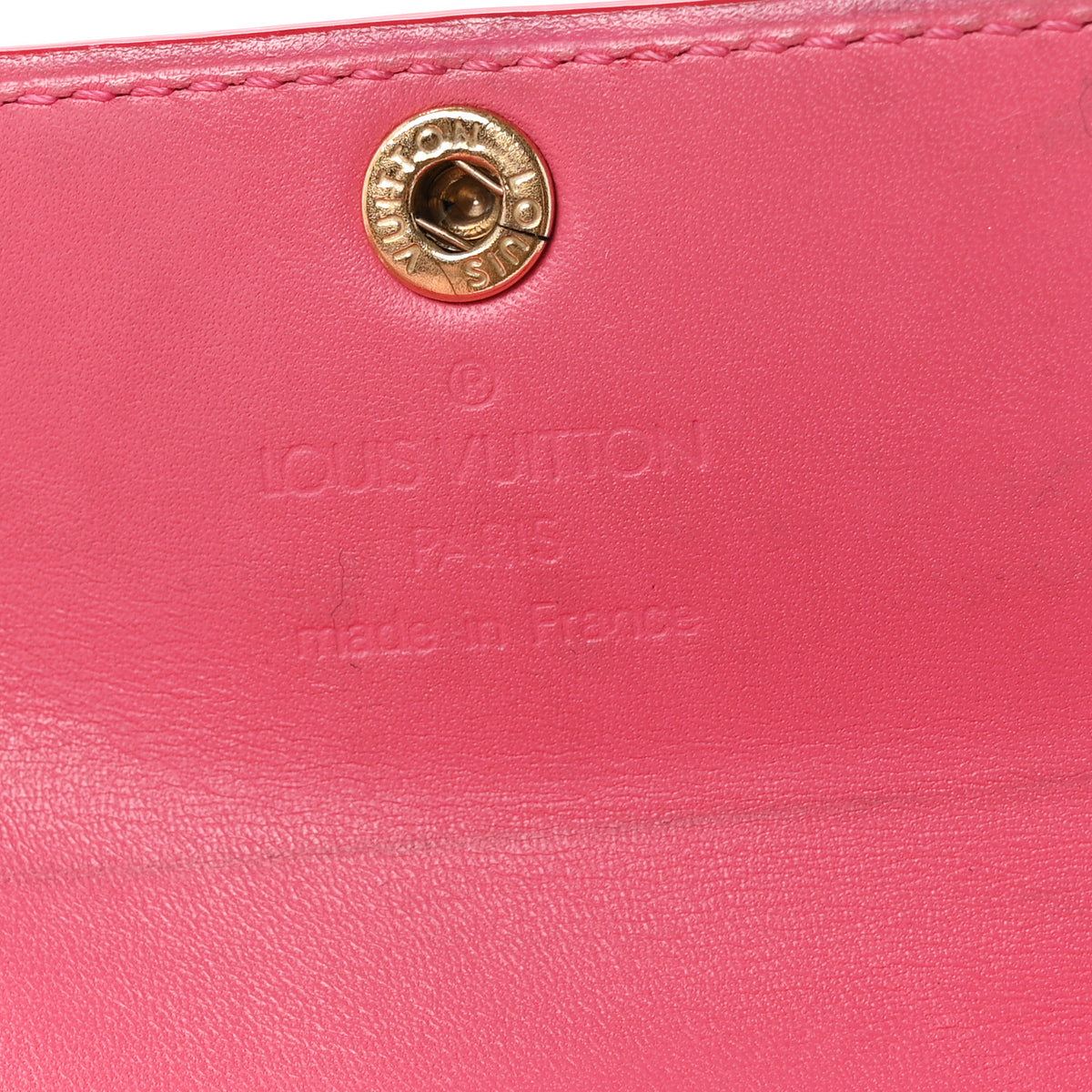 Louis Vuitton Vernis Ludlow Wallet Framboise 6 of 8
