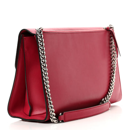 Gucci Moon Calfskin Medium Interlocking G Shoulder Bag Petunia 3 of 12