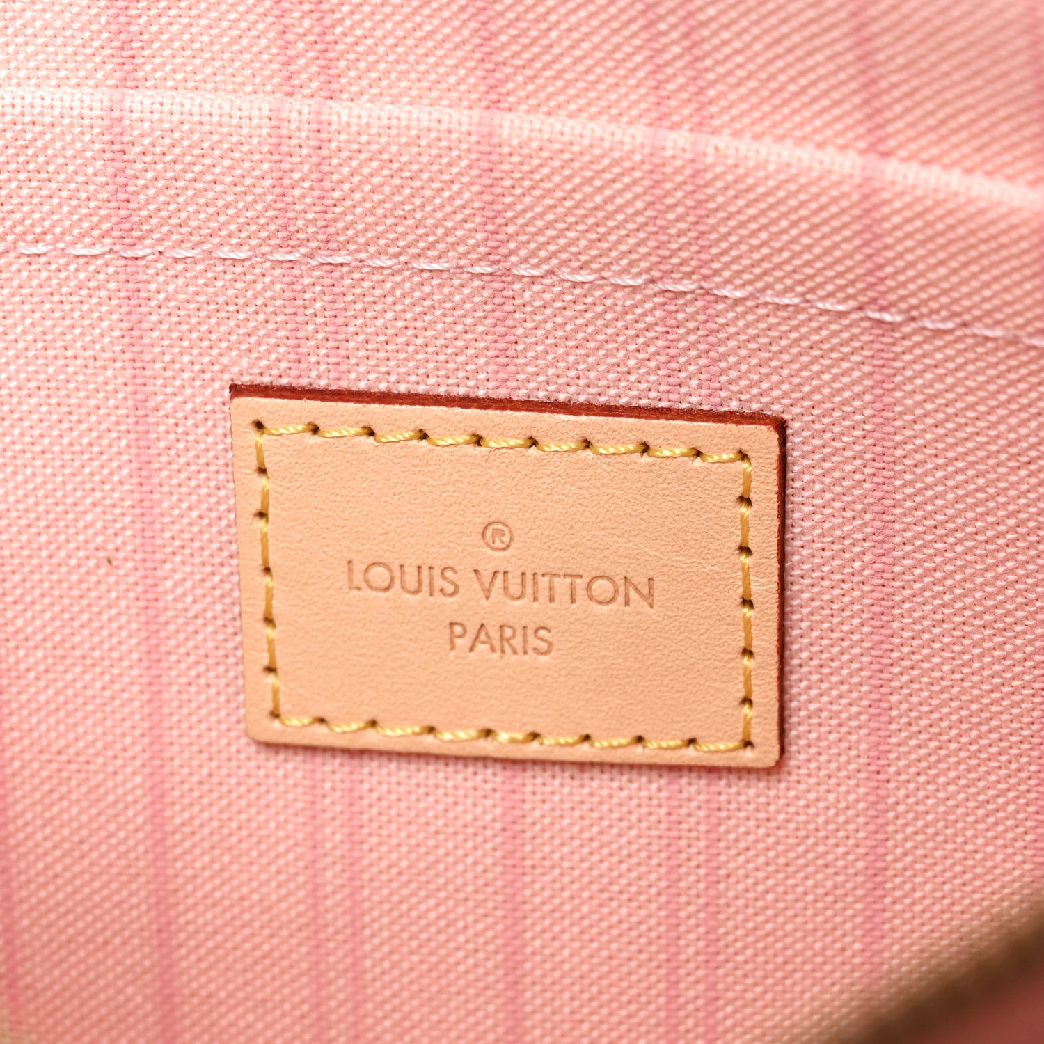 Louis Vuitton Damier Azur Neverfull MM GM Pochette  Rose Ballerine 6 of 6