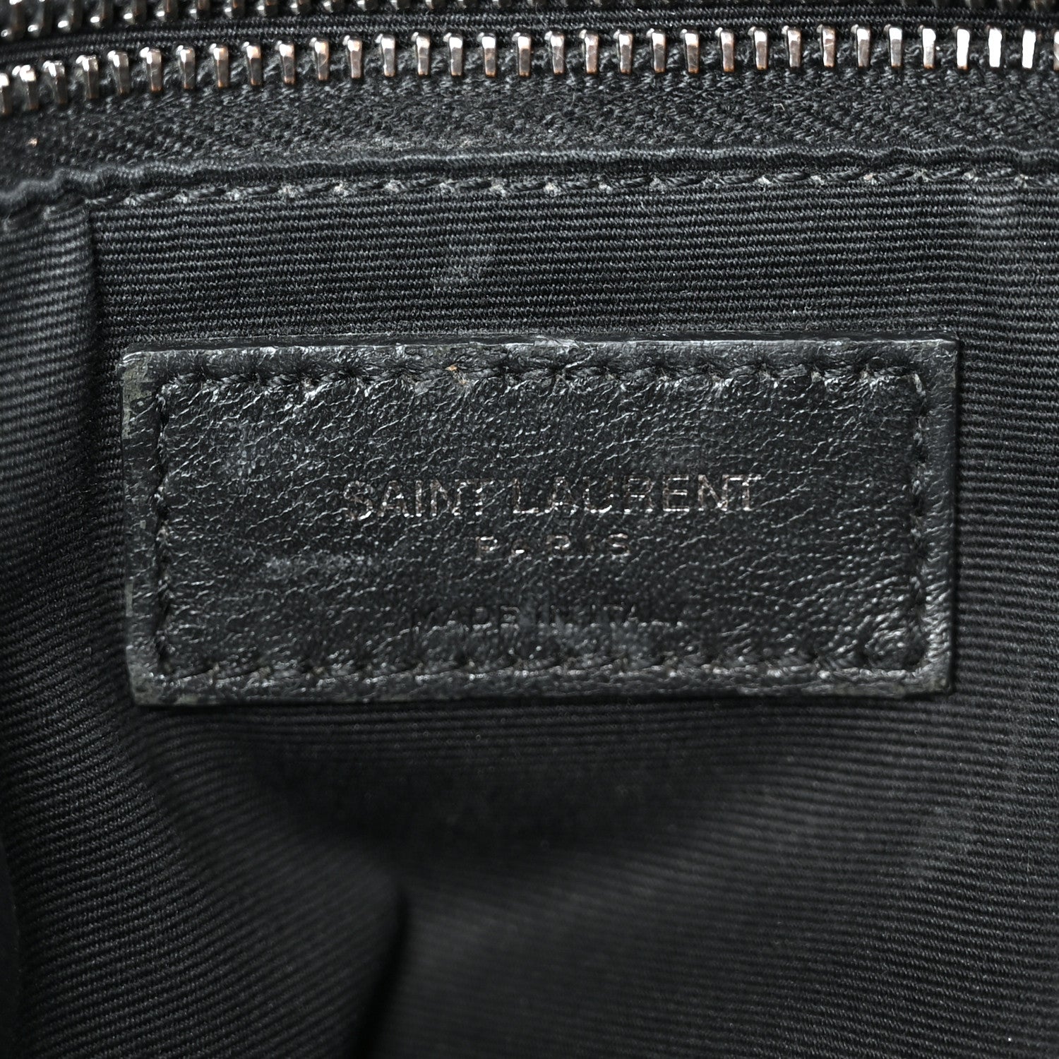 Saint Laurent Crinkled Calfskin Matelasse Monogram Medium Niki Chain Satchel Black 5 of 10